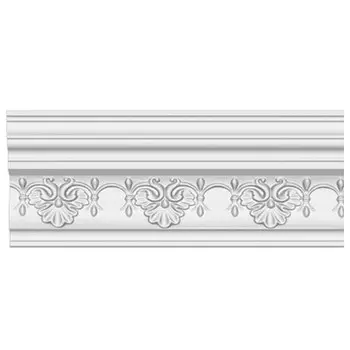 Плинтус потолочный полиуретановый Decomaster DT 9851 2400х115х90 мм