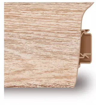 Плинтус ПВХ Aberhof 2232 дуб белый 2500х60х20.5 мм