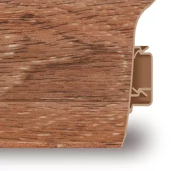 Плинтус ПВХ Aberhof 2423 вяз 2500х60х20.5 мм