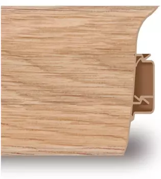 Плинтус ПВХ Aberhof 2560 дуб тихоокеанский 2500х60х20.5 мм