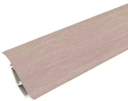 Плинтус ПВХ Ideal Элит Е67 дуб снежный 2500х67х22 мм