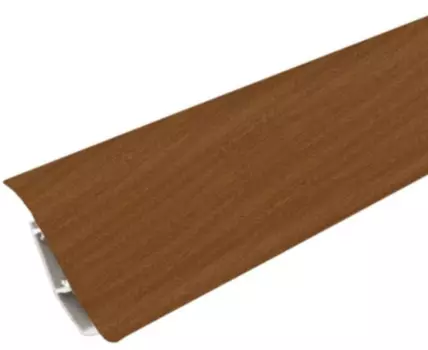 Плинтус ПВХ Ideal Элит Е67 сантал 2500х67х22 мм