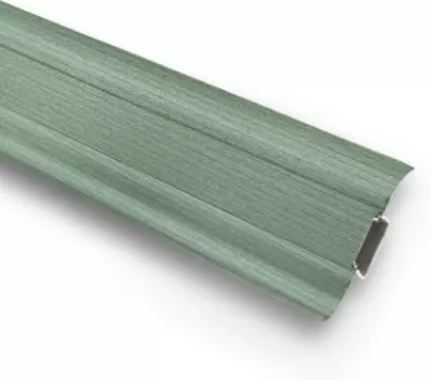 Плинтус ПВХ Ideal Комфорт К55 027 зеленый 2500х55х22 мм