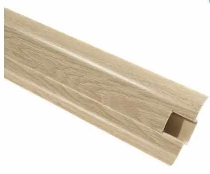 Плинтус ПВХ Ideal Комфорт К55 202 дуб арктик 2500х55х22 мм