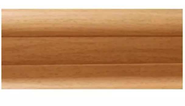 Плинтус ПВХ Ideal Комфорт К55 232 бук красный 2500х55х22 мм