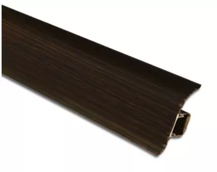 Плинтус ПВХ Ideal Комфорт К55 301 венге 2500х55х22 мм