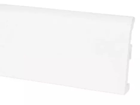 Плинтус ПВХ Korner Idea 80 белый 2500х80х10 мм