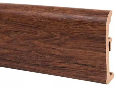 Плинтус ПВХ Korner Ultima 80 011 Red river hickory 2500х80х19 мм