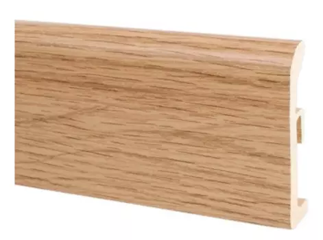 Плинтус ПВХ Korner Ultima 80 015 дуб cottage 2500х80х19 мм