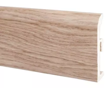 Плинтус ПВХ Korner Ultima 80 016 дуб noble 2500х80х19 мм