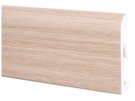 Плинтус ПВХ Korner Ultima 80 018 ясень сибирский 2500х80х19 мм