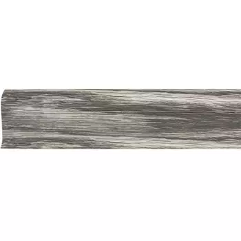 Плинтус ПВХ Line Plast L060 дуб пепельный 2500х58х22 мм