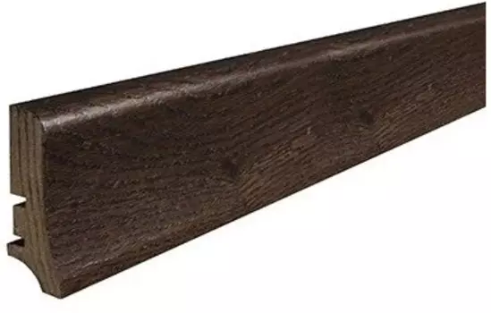 Плинтус шпонированный Barlinek P20 дуб эспрессо 2200х58х20 мм