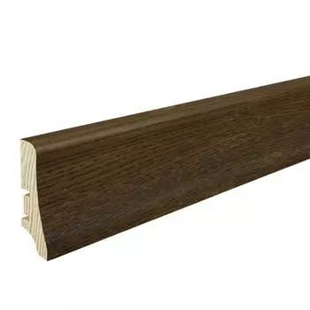 Плинтус шпонированный Barlinek P20 ясень coffee 2200х58х20 мм