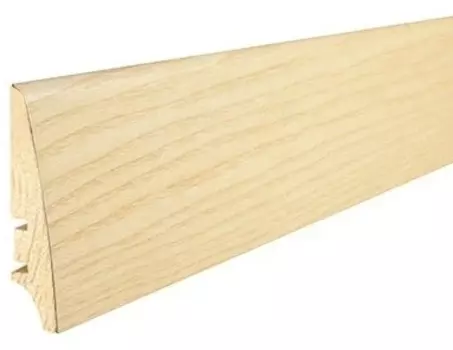Плинтус шпонированный Barlinek P30 ясень 2200х78х18 мм