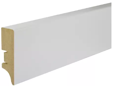 Плинтус Smartprofile Paint МДФ 60 мм, 2.4 м, напольный