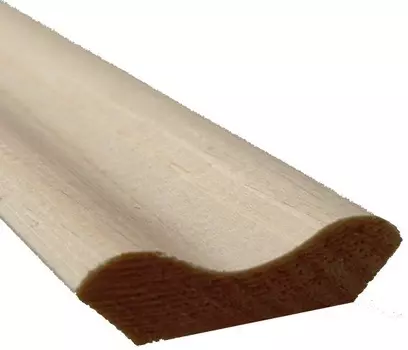 Плинтус (сорт экстра сращенный), 50х11х2500 мм, напольный гладкий из хвои