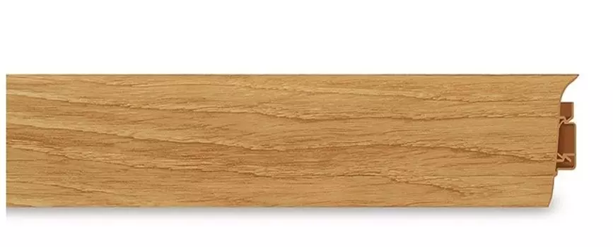 Плинтус Tarkett ПВХ SD 60 с мягким краем бежевый 201 Spanish Oak 2.5 м