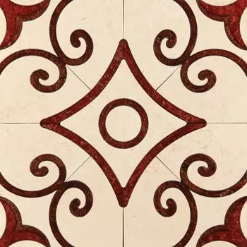 Плита из мрамора для пола Skalini Alcamo ACM-4/4