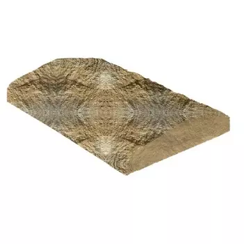 Плита накрывочная из искусственного камня White Hills 750-80 двухскатная серо-желтая