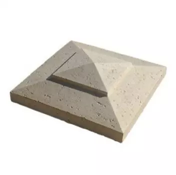 Плита накрывочная из искусственного камня White Hills Тиволи 933-10 четырехскатная бежевая