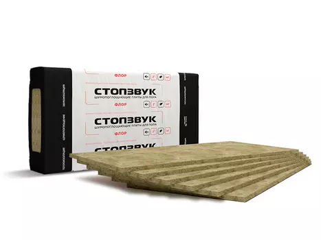 Плита шумопоглощающая СтопЗвук БП Флор