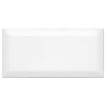 Плитка керамическая Kerama Marazzi 19040 Бланше грань белая 200х99 мм