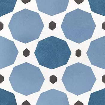 Плитка керамогранитная Equipe Caprice Deco Sapphire Colours 20х20