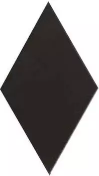 Плитка керамогранитная настенная Equipe Rhombus Smooth Black 14х24