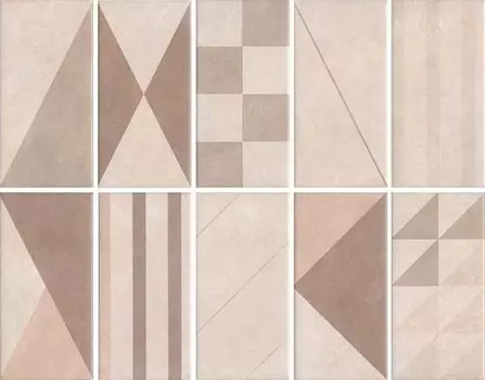 Плитка настенная Kerama Marazzi Александрия 19034 кремовая 9.9х20 см