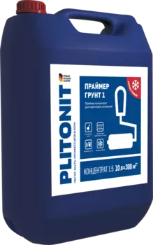 Plitonit Грунт 1, 10 л, Праймер-концентрат