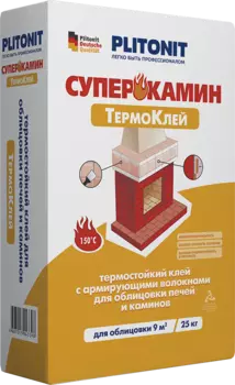 Plitonit СуперКамин, 25 кг, Клей для плитки