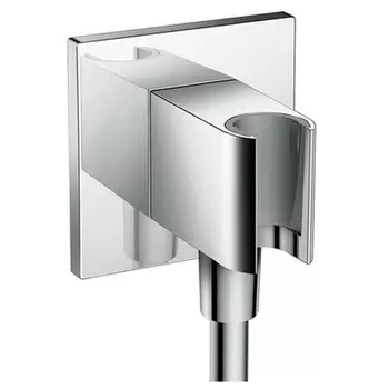 Подключение для душевого шланга Hansgrohe Fixfit 26486000 с держателем Porter Square