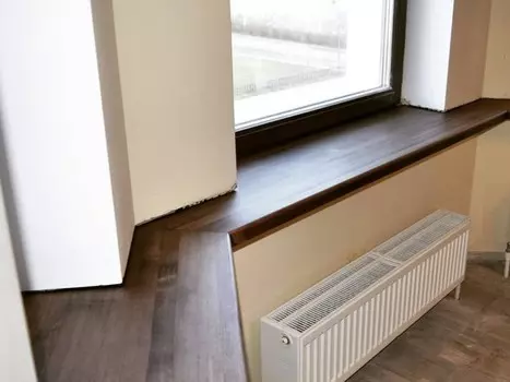 Подоконник Аскольд цельноламельный 1300х300х40 мм