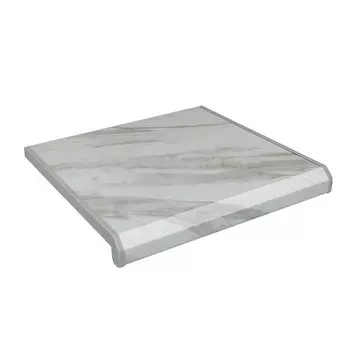 Подоконник ПВХ Danke Komfort серый глянцевый 250 мм резка