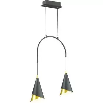 Подвес светодиодный Odeon Light Etna 4116/14L черный с золотом 14W 220V