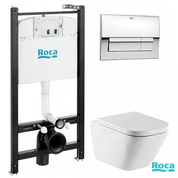 Подвесной унитаз Roca Gap комплект