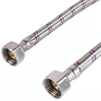 Подводка гибкая для воды 1/2″ гайка-гайка 50 см