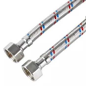 Подводка гибкая для воды 1/2″ гайка-гайка 80 см