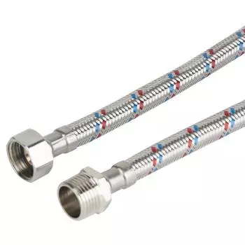 Подводка гибкая для воды 1/2″ гайка-штуцер 40 см