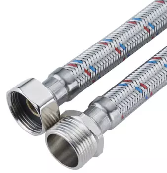 Подводка гибкая для воды 1″ гайка-штуцер 50 см