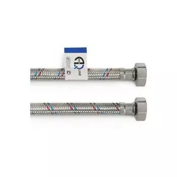 Подводка гибкая для воды латунь 1/2" г-г L=0,6 м AQUALINE 01415