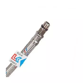Подводка гибкая для воды латунь пара для смесителя M10-1/2" г-ш L=0,5 м ELKA 4627132450396