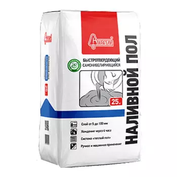 Пол наливной Старатели быстротвердеющий самонивелирующийся 25 кг