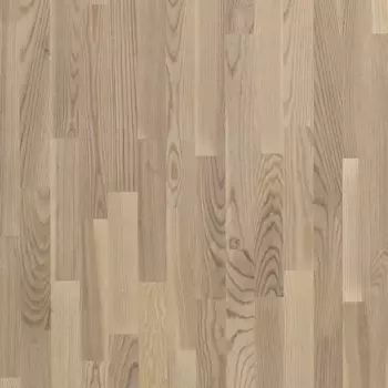 Polarwood Classic (ясень living white matt), 2266x188x14 мм, Паркетная доска трехполосная лак