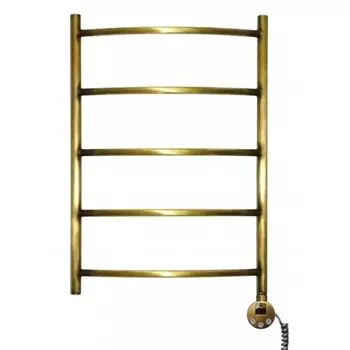 Полотенцесушитель электрический Domoterm Калипсо бронза П5 500х500 мм правое подключение