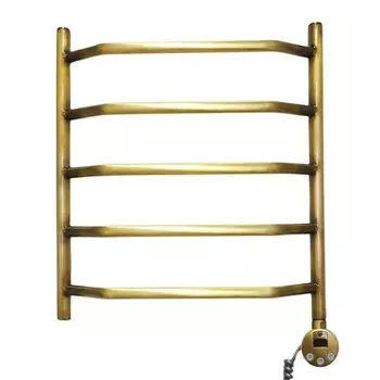 Полотенцесушитель электрический Domoterm Лаура бронза П5 500х700 мм правое подключение