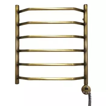 Полотенцесушитель электрический Domoterm Лаура бронза П6 500х600 мм правое подключение