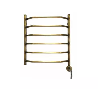 Полотенцесушитель электрический Domoterm Лаура П6 500x600 мм ER античная бронза
