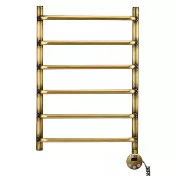 Полотенцесушитель электрический Domoterm Стефано бронза П6 400х600 мм правое подключение